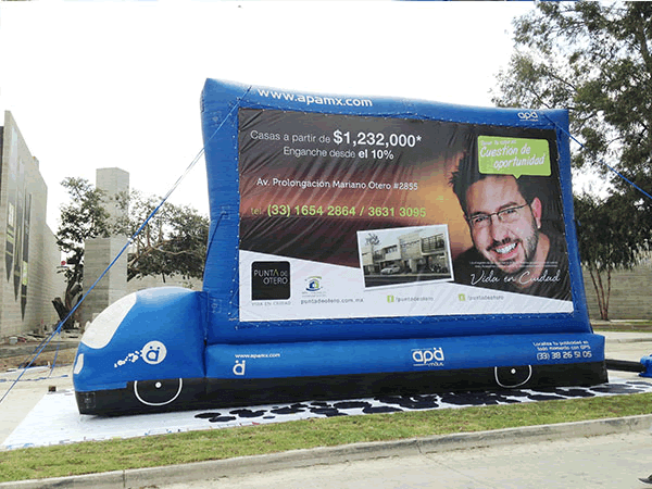 Apa Publicidad Inauguraciones Guadalajara Inflable punta de otero